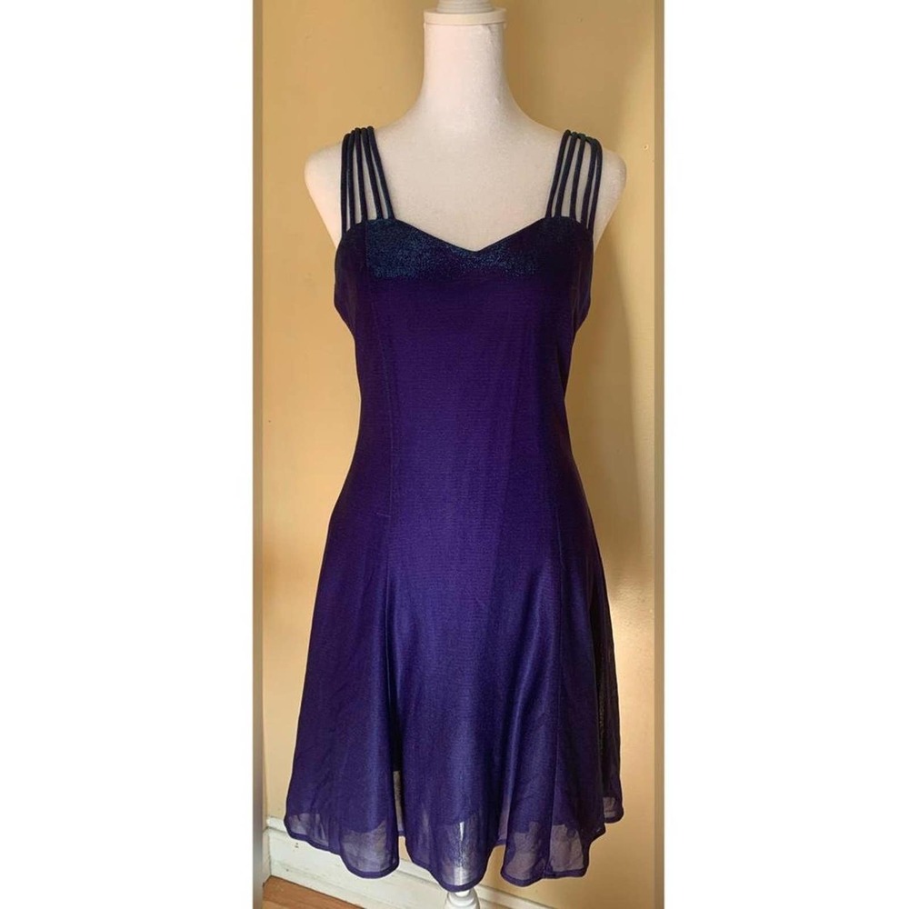 All that Jazz Purple Midi Dress